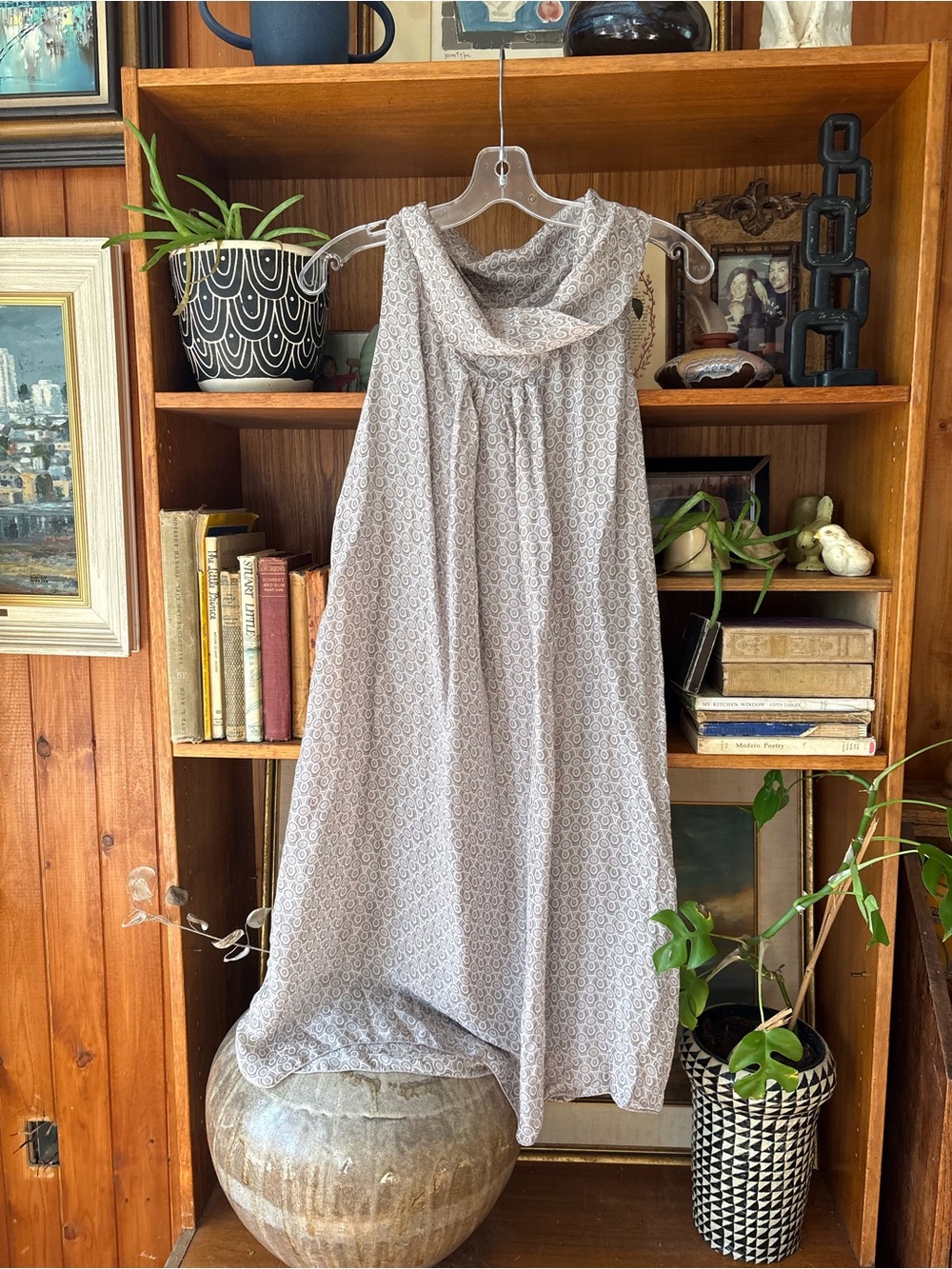 👉3/$25 Italian Silk Lagenlook Fairy Core Dress S - Picture 1 of 4